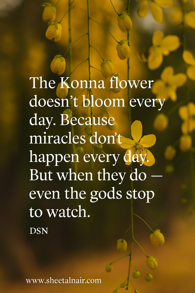 The Tale of a Flower which Blooms for Only One God